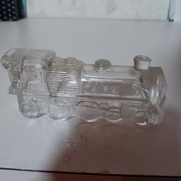 !!!Vintage 1930-40s glass candy container in the shape of a Train Locomotive - Picture 6 of 6